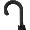 Long fiber flex big AC black umbrella with cane