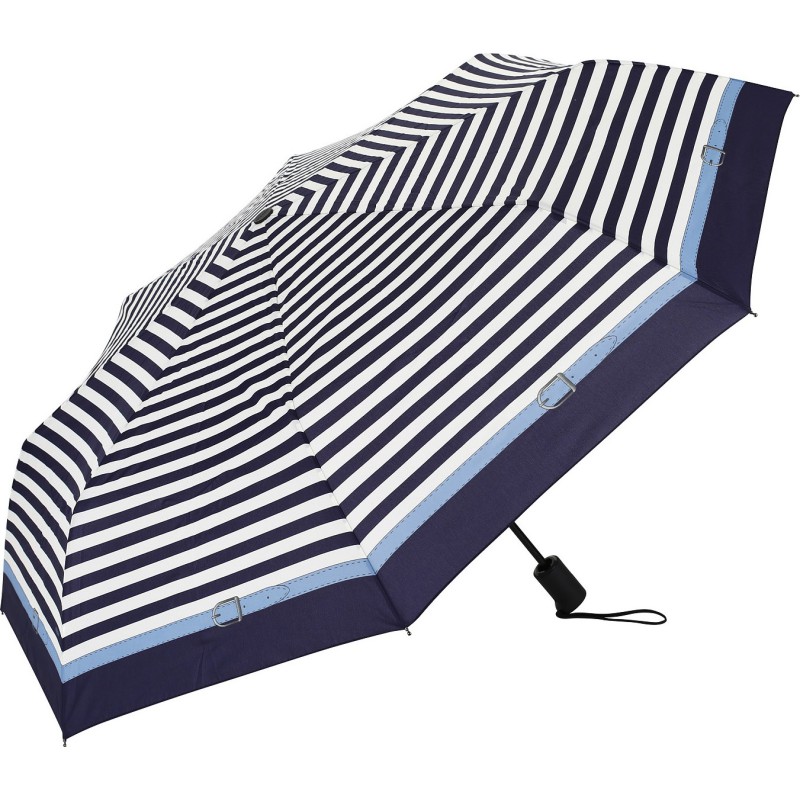 Small two-tone striped umbrella carbonsteel magic delig