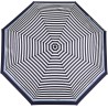 Small two-tone striped umbrella carbonsteel magic delig
