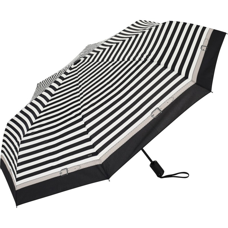 Small two-tone striped umbrella carbonsteel magic delig