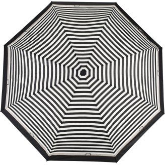 Petit parapluie rayé bicolore carbonsteel magic delight