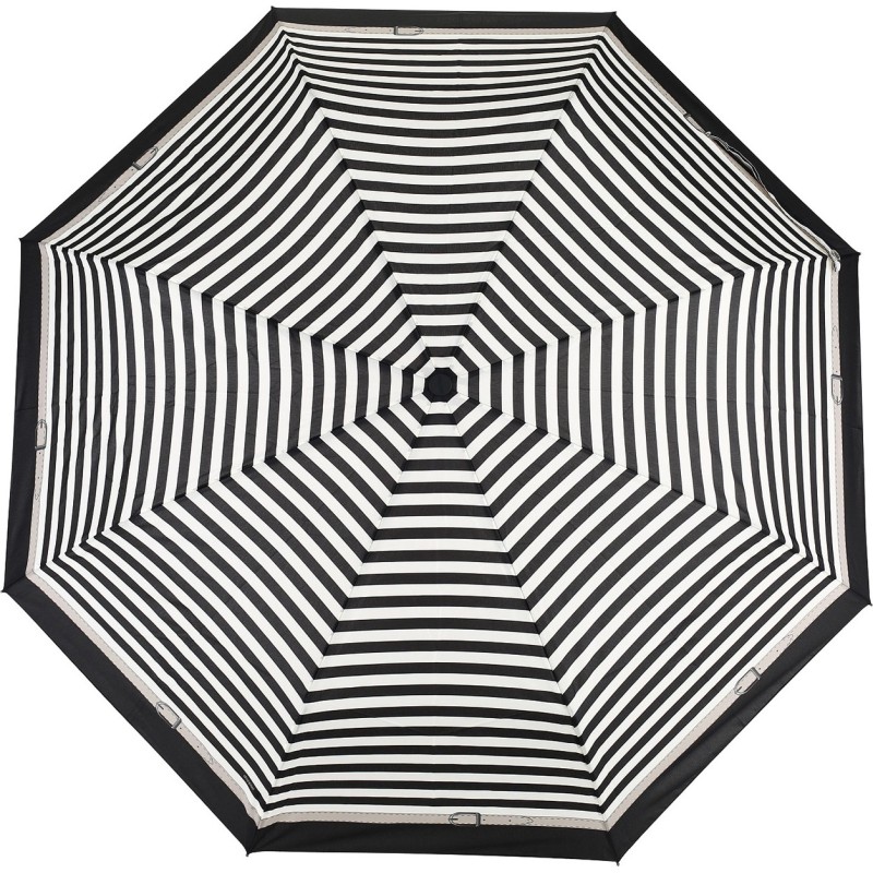 Petit parapluie rayé bicolore carbonsteel magic delight