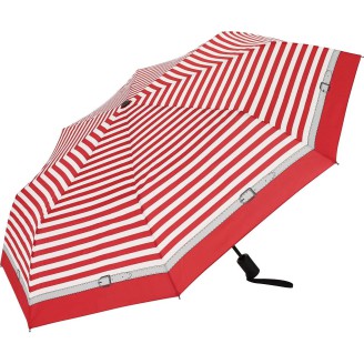Petit parapluie rayé bicolore carbonsteel magic delight
