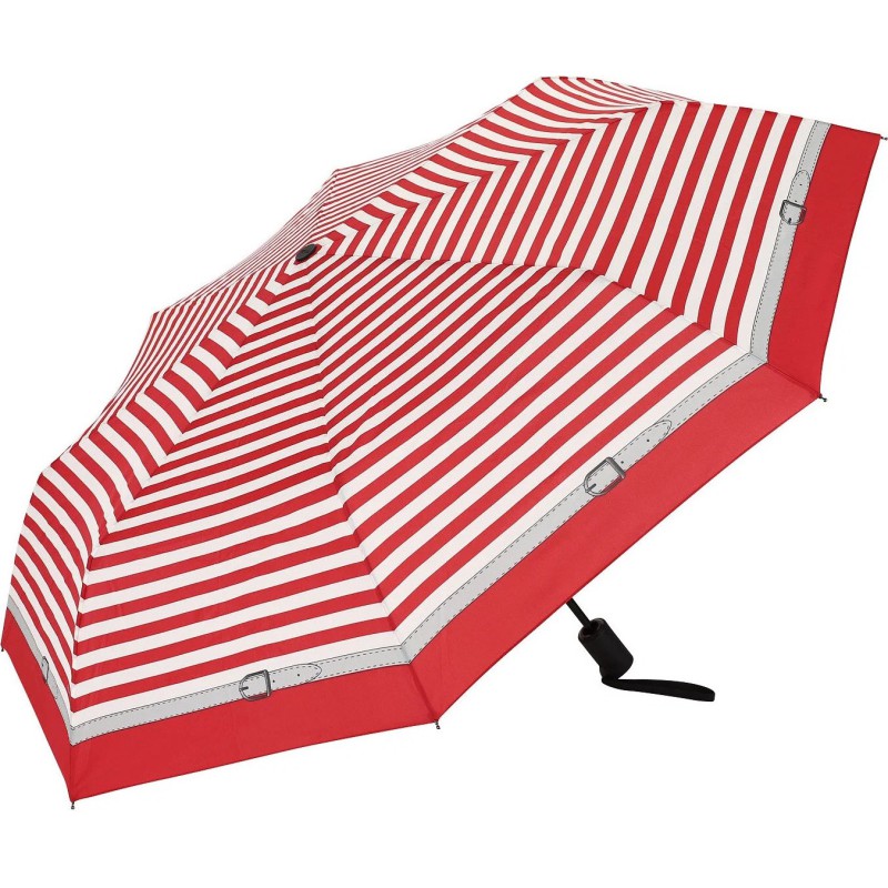 Small two-tone striped umbrella carbonsteel magic delig