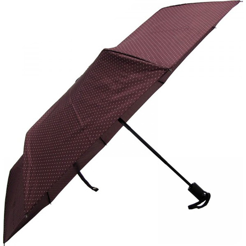 Petit parapluie carbonsteel uni avec petis pois blanc