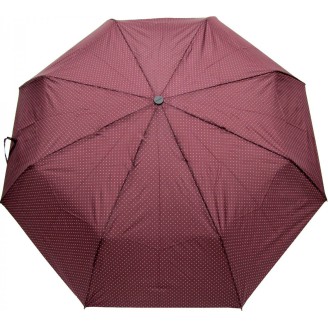 Petit parapluie carbonsteel uni avec petis pois blanc