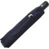 Small plain carbonsteel umbrella with small white polka