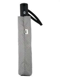 Petit parapluie carbonsteel uni avec petis pois blanc