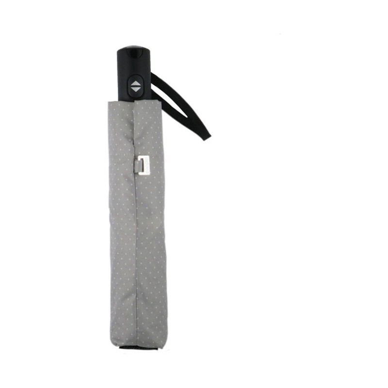 Petit parapluie carbonsteel uni avec petis pois blanc